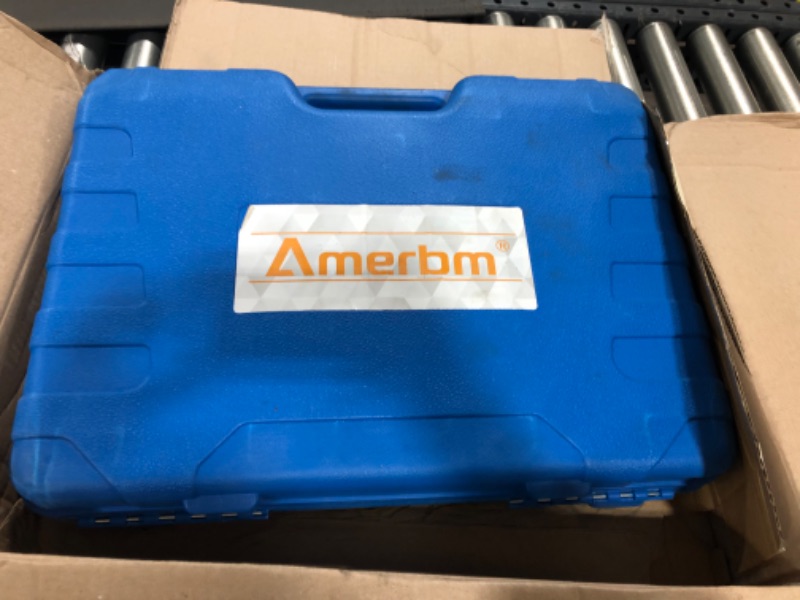 Photo 2 of Amerbm Spring Compressor Tool Macpherson Interchangeable Fork Strut Coil Extractor Tool Set with Safety Guard and Carrying Case