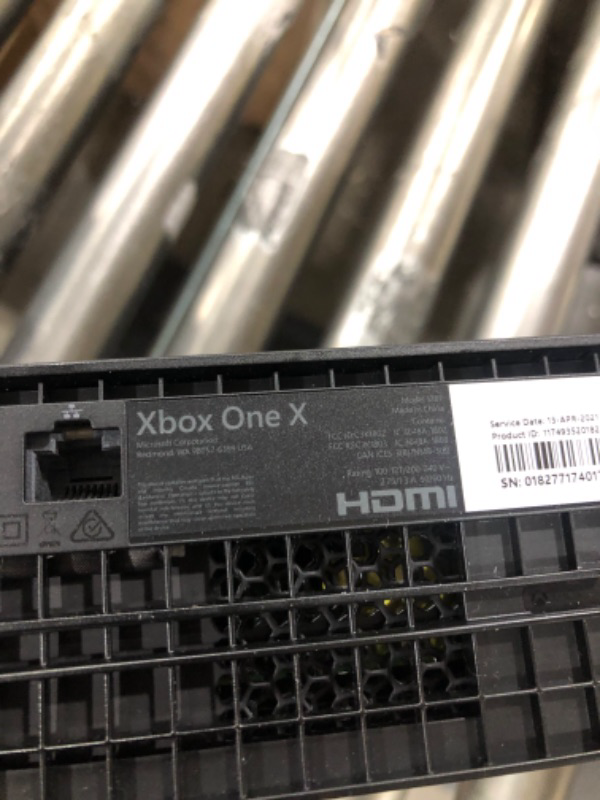 Photo 4 of Microsoft Xbox One X 1TB Console - Black