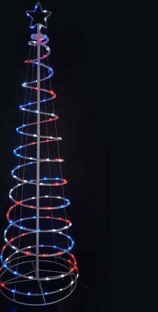 Photo 1 of 6ft Smart LED Yard Light - Animated Lightshow Spiral Tree (Multicolor)

