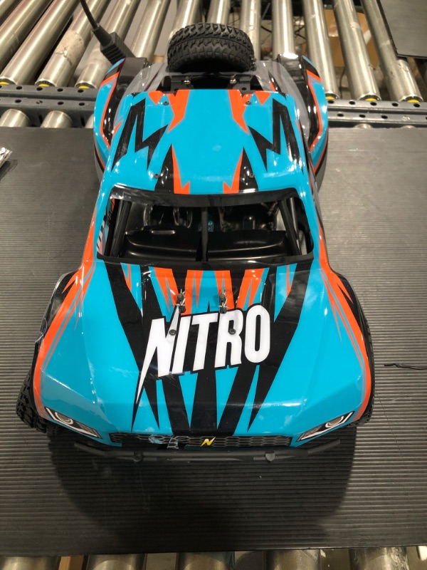 Photo 3 of ***PARTS ONLY*** LAEGENDARY RC Cars - 4x4 Nitro Offroad Short Course RC Truck for Adults and Kids - Fast Speed, Waterproof, Electric, Hobby Grade Car - 1:8 Scale, Brushless, Blue