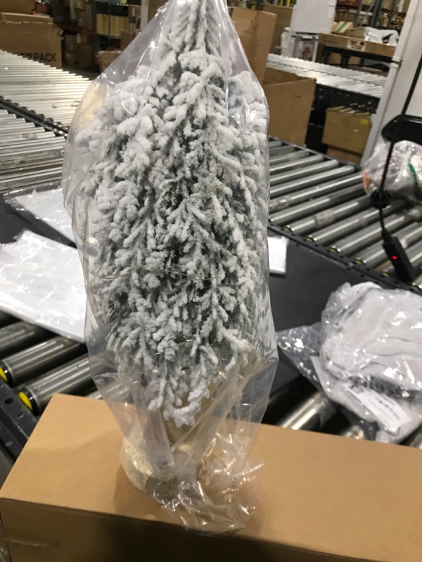 Photo 1 of SY Super Bang Small Mini Flocked Christmas Tree, Little Artificial White Tabletop Xmas Tree Decorations for Home Party Birthday Thankgivings Christmas Decor
Product Dimensions	1"D x 1"W x 1"H