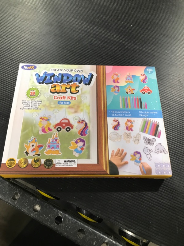 Photo 1 of 18PCS Make Your Own Window Arts and Crafts - Paint Your Own Suncatchers Kit DIY Painting Projects for Kids Ages 6 and Up