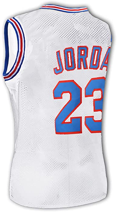 Photo 1 of Chic Joias Mens #23 Space Movie Jersey Stitched Basketball Jersey 90s Hip Hop Clothing for Party-SIZE L