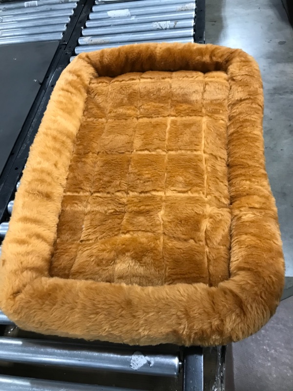 Photo 2 of 42-Inch Cinnamon Dog Bed or Cat Bed w/ Comfortable Bolster 