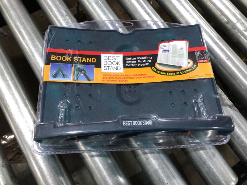 Photo 2 of Actto BST-09 Green Portable Reading Stand/Book Stand Document Holder (180 Angle Adjustable)