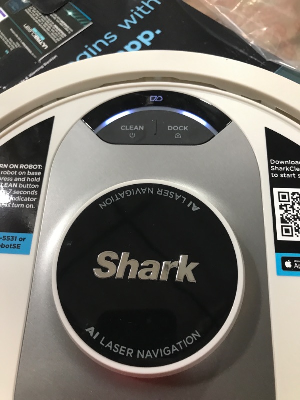 Photo 10 of Shark AV2511AE AI Ultra Robot Vacuum, with Matrix Clean, Home Mapping, 60-Day Capacity Bagless Self Empty Base, Perfect for Pet Hair, Wifi, Compatible with Alexa, Black/Silver
