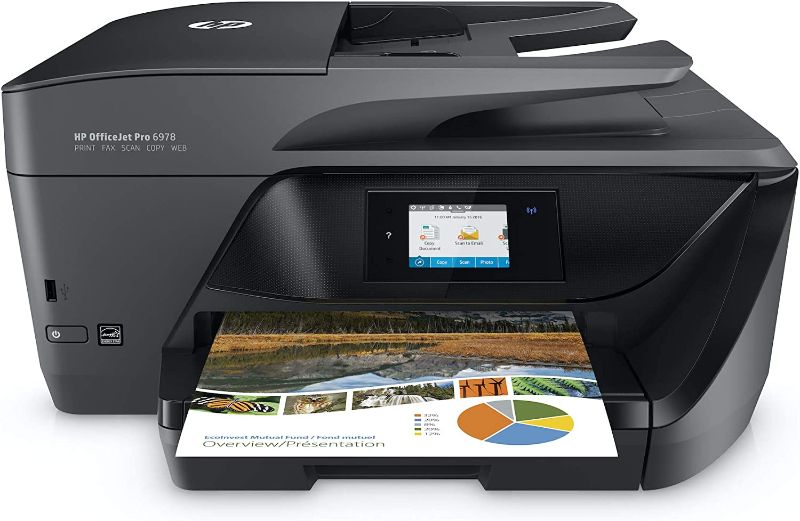 Photo 1 of HP OfficeJet Pro 6978 All-in-One Wireless Printer, HP Instant Ink, Works with Alexa (T0F29A)
