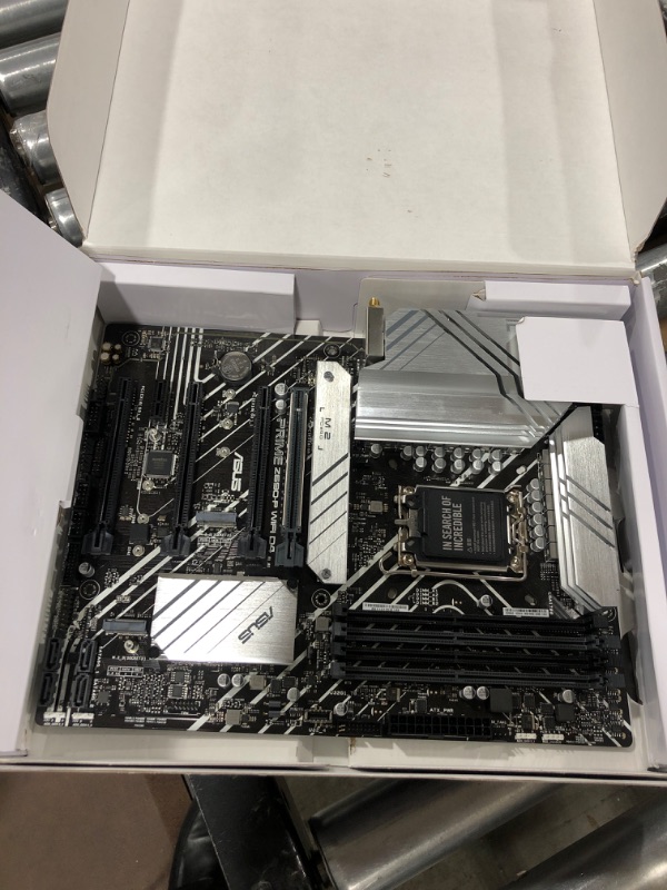 Photo 6 of ASUS Prime Z690-P WiFi D4 LGA1700(Intel 12th Gen) ATX Motherboard (PCIe 5.0 DDR4 14+1 Power Stages 3X M.2 WiFi 6 BT V5.2 2.5Gb LAN Front Panel USB 3.2
