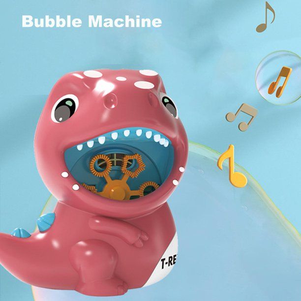 Photo 1 of RichYS Bubble Machine Operate Easily Endurance Cartoon Appearance Dinosaur Bubble Blowing Toy Bubble Maker for Chlidren