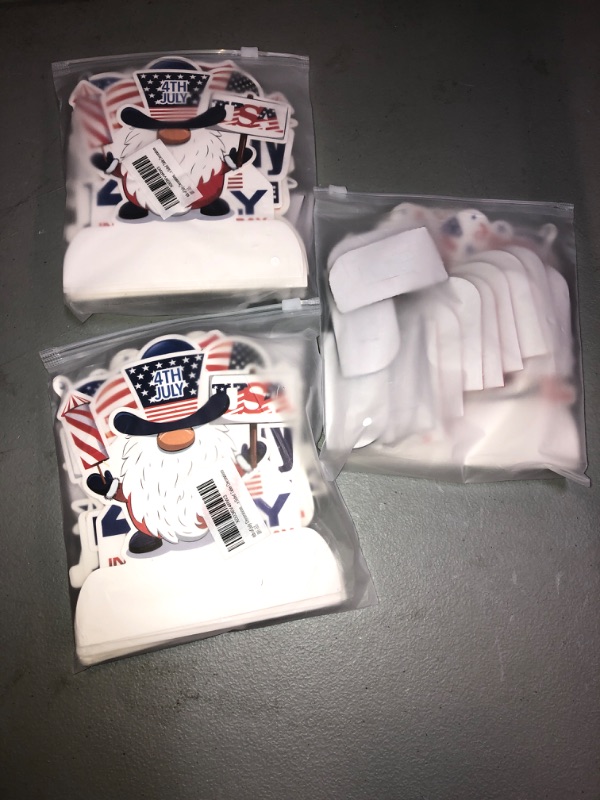 Photo 1 of 4th of July Honeycomb Centerpieces, 8 Pcs Fourth of July decorations, Red White and Blue Patriotic Decorations, Independence Day table decorations, Double Sided Memorial Day Decorations, 3 COUNT