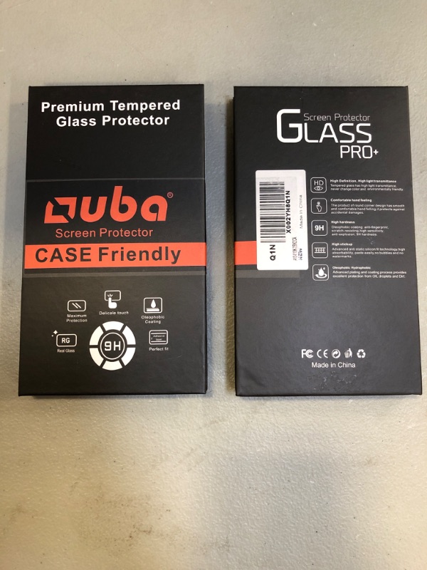 Photo 2 of [2+2 Pack] OUBA Tempered Glass Compatible with iPhone 13 Pro 6.1" - 2 Pack Privacy Screen Protector + 2 Pack Camera Lens Protector, Anti Spy [Easy Installation Frame] [Precise Cutout] Bubble Free, 2 COUNT