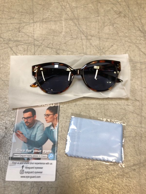 Photo 1 of EYEGUARD Bifocal Reading Sunglasses UV400 Protection Readers for Women Comfortable Stylish Reading glasses ( Tortoise +2.00)
