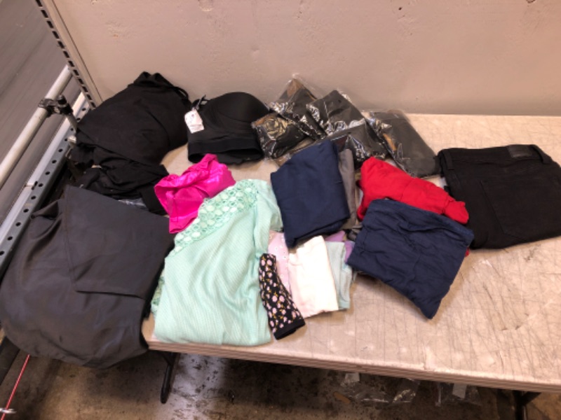 Photo 1 of BAG LOT, MISC. CLOTHING ITEMS, SIZES MAY VARY(BUY AS IS)