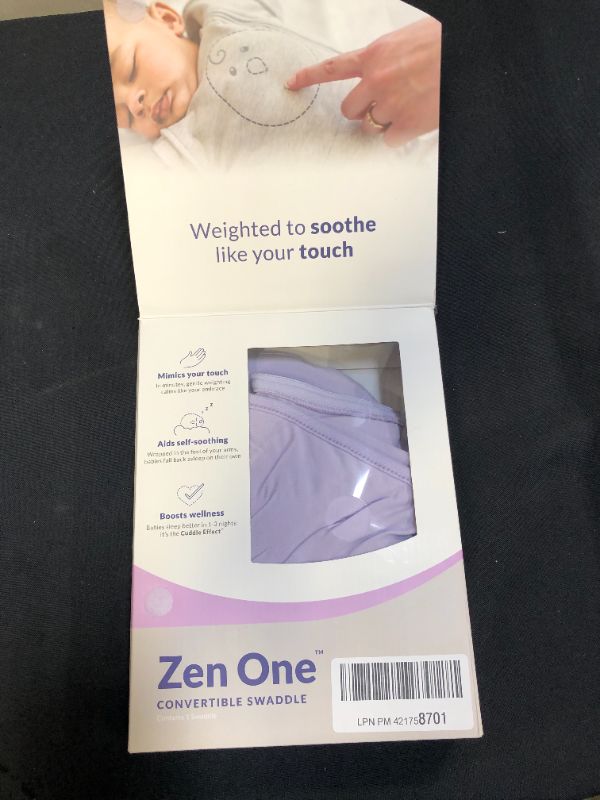 Photo 2 of Nested Bean Zen One - Gently Weighted Swaddle, Baby: 3-6 Months, 11- 16 lbs, Arms Free/in/Out Swaddle, Helps to Reduce Moro (Startle) Reflex, Unisex, TOG 1.0, Machine Washable, Spring Collection (SMALL)
