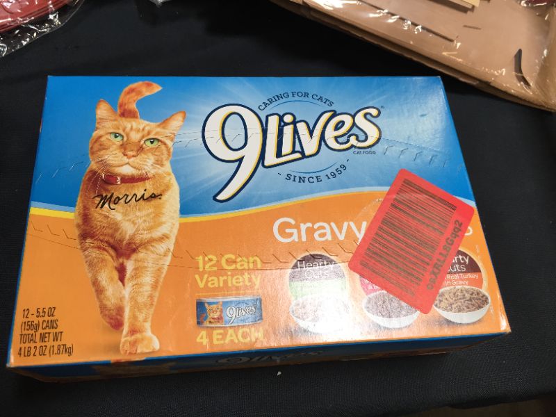Photo 2 of 9Lives Variety Pack Favorites Wet Cat Food, 5.5 Ounce Cans BEST BY MARCH 2022
