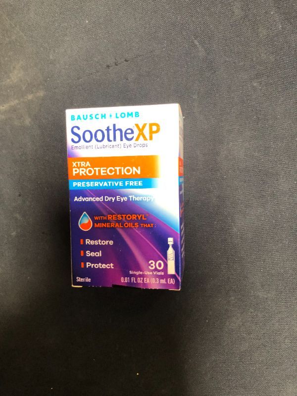 Photo 2 of Bausch + Lomb Soothe XP Xtra Protection Eye Drops Preservative Free - 30 ct
06/22
