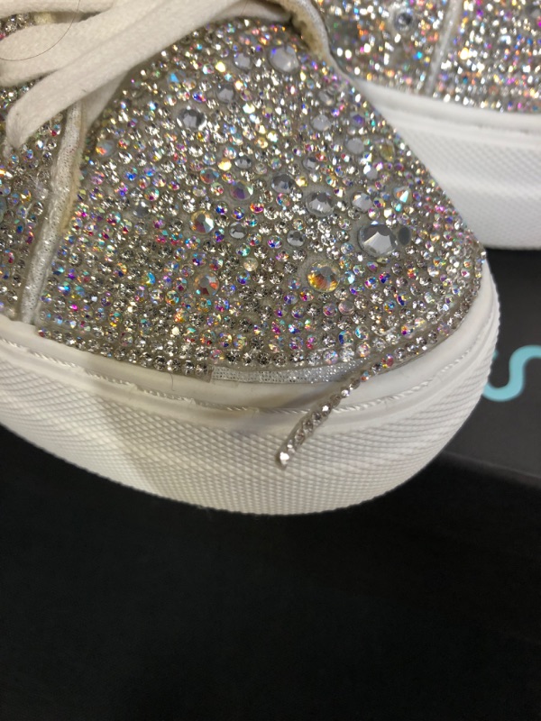 Photo 6 of  RHINESTONE Betsey Johnson Women's Sidny Sneaker SIZE 8
