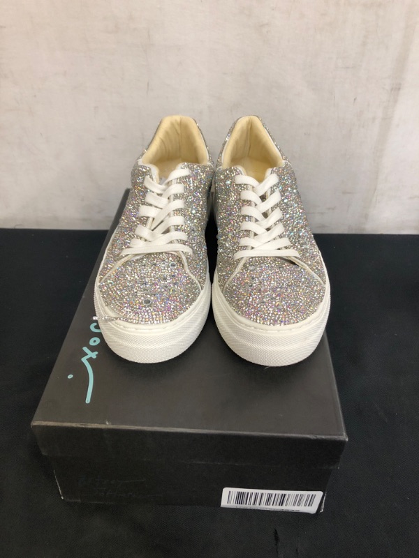 Photo 3 of  RHINESTONE Betsey Johnson Women's Sidny Sneaker SIZE 8
