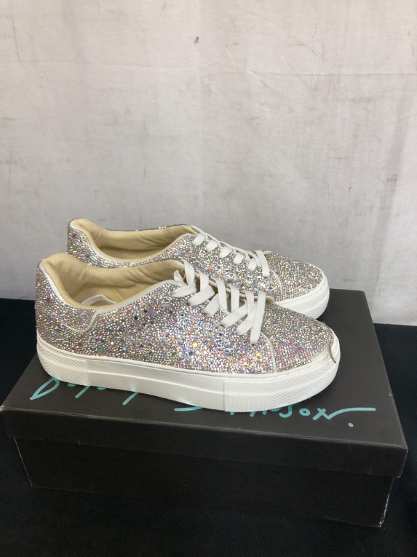 Photo 4 of  RHINESTONE Betsey Johnson Women's Sidny Sneaker SIZE 8
