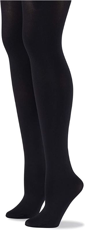 Photo 1 of 2PC Women's Super-opaque Control-top Tights, SIZE UNKNOWN 