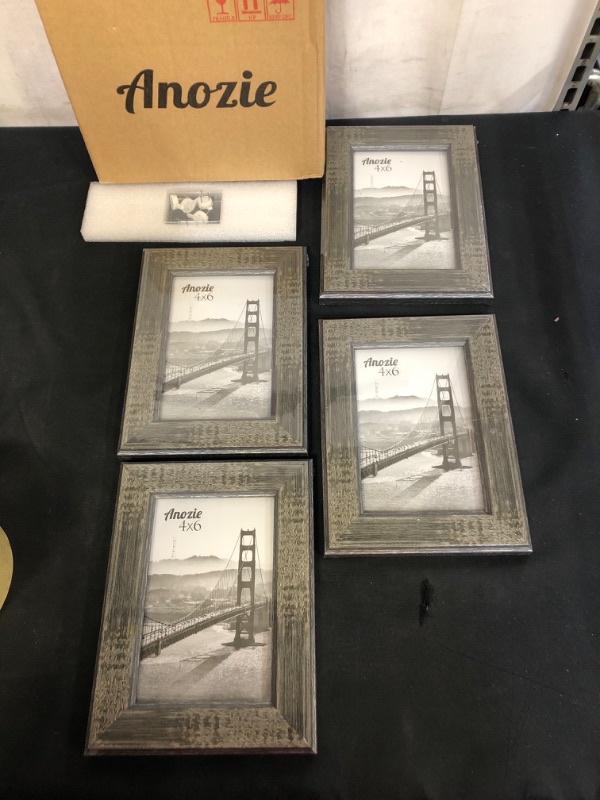 Photo 1 of ANOZIE 4X6 FRAMES 4PK GREY