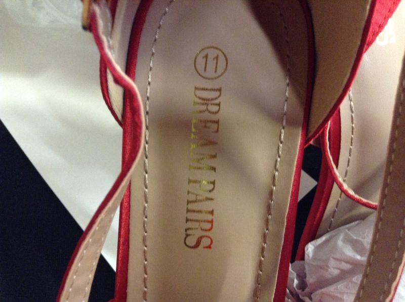 Photo 3 of DREAM PAIRS Women's Dolce Fashion Stilettos Open Toe Pump Heel Sandals
Size: 11