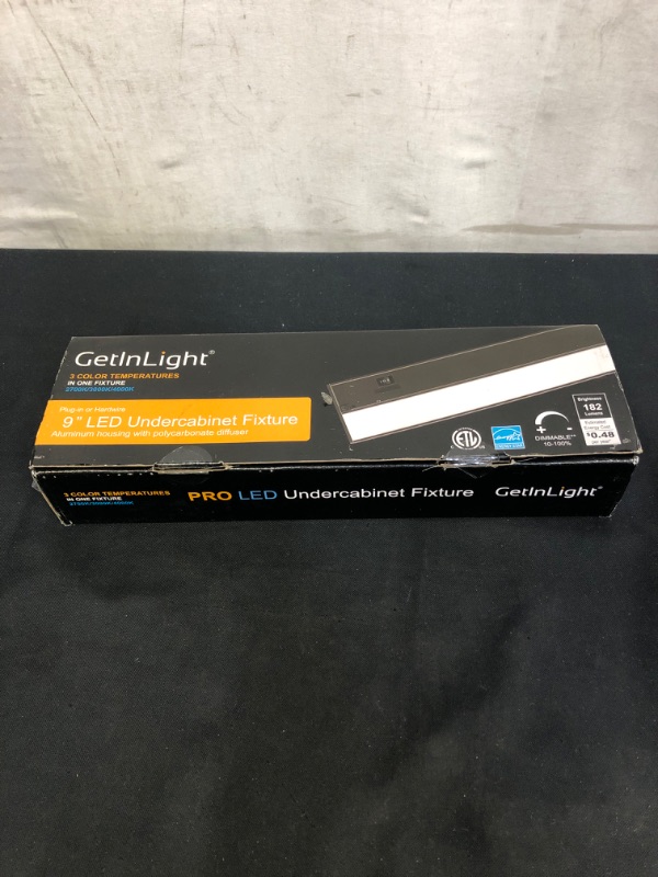 Photo 4 of GetInLight 3 Color Levels Swivel LED Under Cabinet Light, Glass Cover, 12-inch, Dimmable, Hardwired/Plug-in, Warm White(2700K), Soft White(3000K), Bright White(4000K), Bronze Finished, IN-0202-1-BZ 