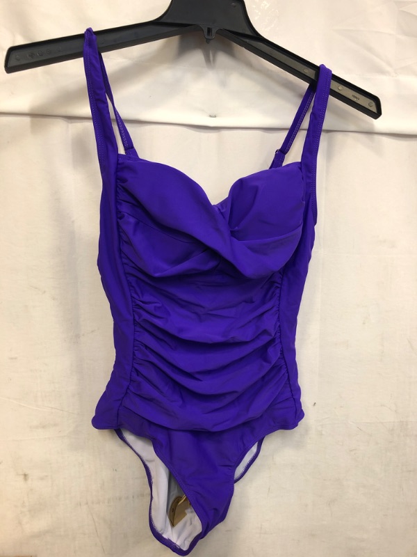 Photo 1 of EKOUAER PURPLE 1 PIECE BATHING SUIT, SIZE LARGE