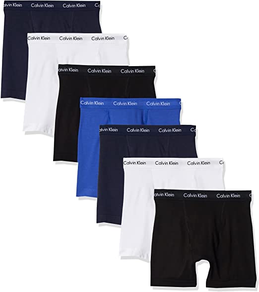Photo 1 of Calvin Klein Men's Cotton Stretch 7-Pack Boxer Brief, colors may vary
, SIZE S 