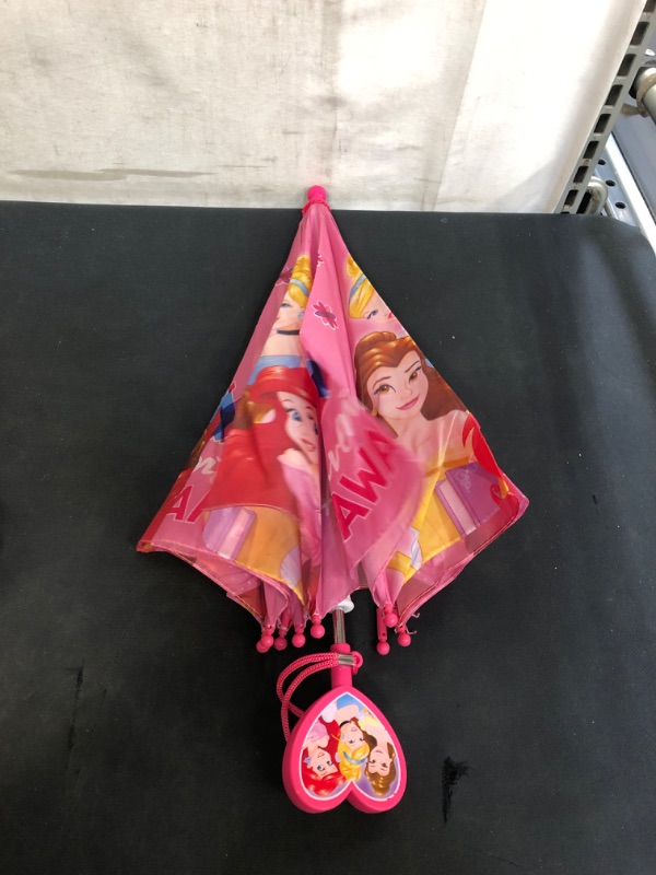 Photo 2 of Disney Kids Umbrella, Frozen/Princess/Minnie Mouse Toddler and Little Girl Rain Wear for Ages 3-6
