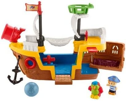 Photo 1 of Fisher-Price Little People Pirate Ship playset with music, sounds and action for toddlers and preschool kids ages 1-5 years
