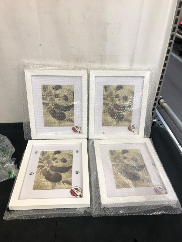 Photo 1 of 3PC 5X7 in WHITE PICTURE FRAMES