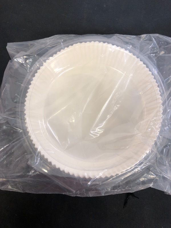 Photo 1 of Air Fryer Parchment Paper Liners - 100PCS 6.3" Disposable Cooking Non-Stick Liner, White Round Without Hole Baking Roasting Paper for Air Fryer, Microwave Oven, Frying Pan, Oil-proof, Water-proof