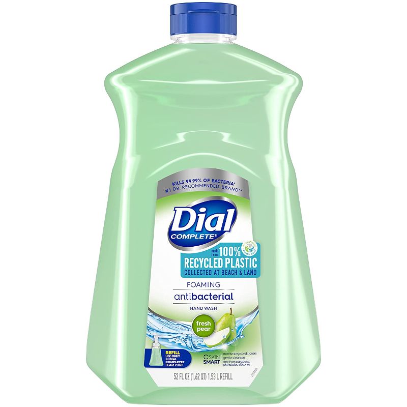 Photo 1 of Dial Complete Antibacterial Foaming Hand Wash, Fresh Pear, 52 fl oz Refill
