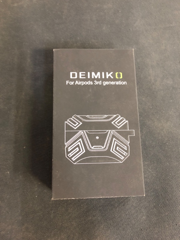 Photo 2 of ?DEIMIKO Compatible with AirPods 3 Case Cover, Full-Body Military Protective Case with Keychain for AirPods 3rd Generation 2021 [Front LED Visible]
 FACTORY SEALED 