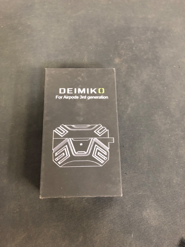 Photo 2 of ?DEIMIKO Compatible with AirPods 3 Case Cover, Full-Body Military Protective Case with Keychain for AirPods 3rd Generation 2021 [Front LED Visible]
 FACTORY SEALED 