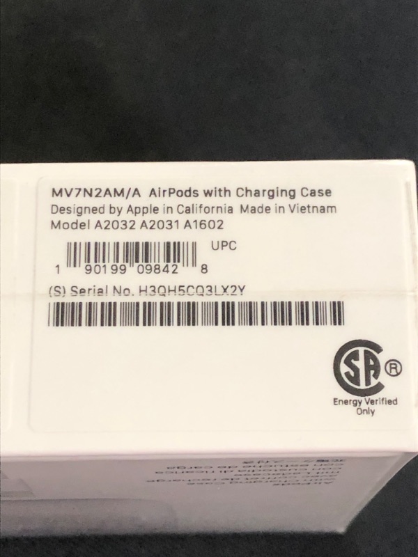 Photo 3 of Apple AirPods (2nd Generation) Wireless Earbuds with Lightning Charging Case Included. Over 24 Hours of Battery Life, Effortless Setup. Bluetooth Headphones for iPhone ++FACTORY SEALED++