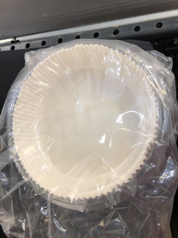 Photo 1 of Air Fryer Parchment Paper Liners - 100PCS 6.3" Disposable Cooking Non-Stick Liner, White Round Without Hole Baking Roasting Paper for Air Fryer, Microwave Oven, Frying Pan, Oil-proof, Water-proof
