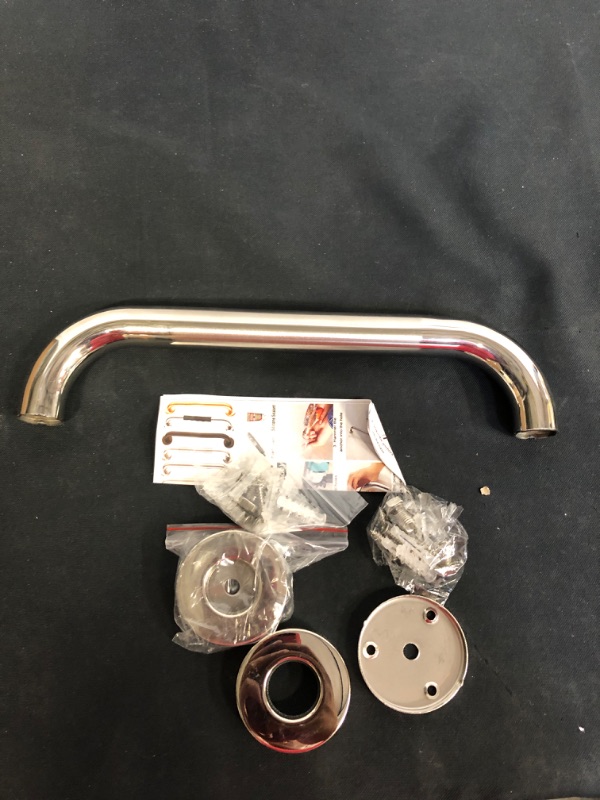 Photo 2 of 12 Inch Stainless Steel Chrome Shower Grab Bar