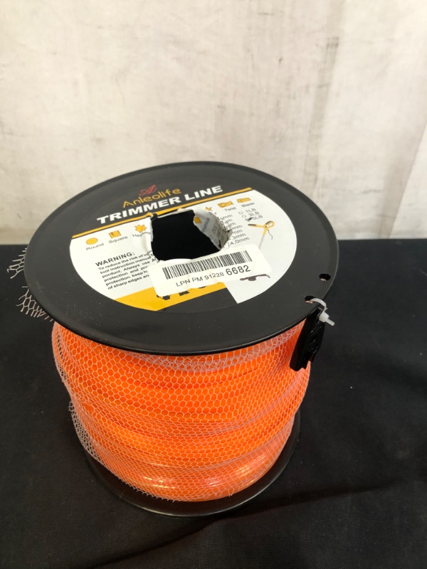 Photo 2 of A ANLEOLIFE 5-Pound Commercial Square .095-Inch-by-1280-ft String Trimmer Line in Spool