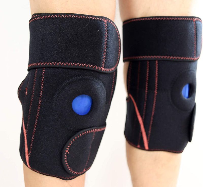 Photo 1 of 2 Knee Ice Pack Wraps - 745 Grams of Gel for High Efficiency - Set of 2 for Longer Usage
