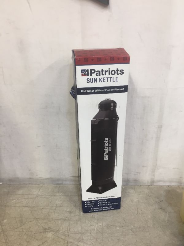 Photo 3 of 4Patriots Sun Kettle Personal Water Heater: Portable Thermos Boils Water Using The Sun, Thermal Flask For Camping, Hunting, Backpacking & Survival, Solar Powered, Lightweight & Gas & Electricity Free
(UNABLE TO  TEST IN FACILITES)