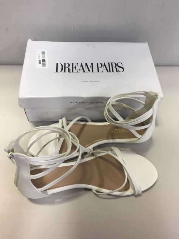 Photo 2 of DREAM PAIRS Women's Ankle Strap Low Wedge Sandals
 SIZE W10