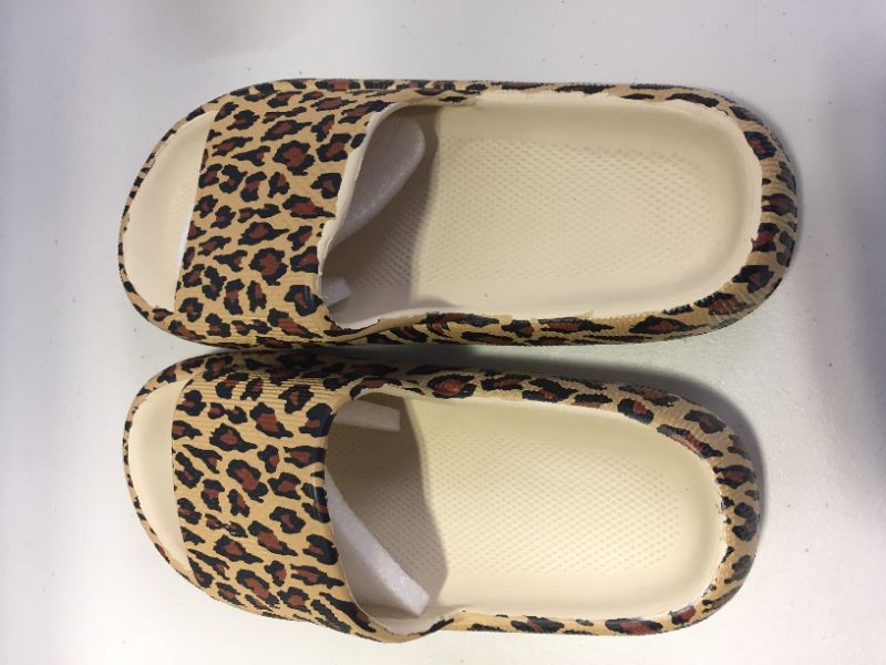 Photo 2 of BRONAX Cloud Slides for Women and Men | Shower Slippers Bathroom Sandals | Extremely Comfy | Cushioned Thick Sole SIZE 9W US
