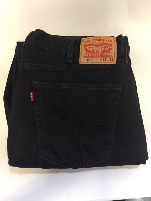 Photo 2 of Levi's Men's 550 Relaxed Fit Jeans
BLACK
Size 38x32