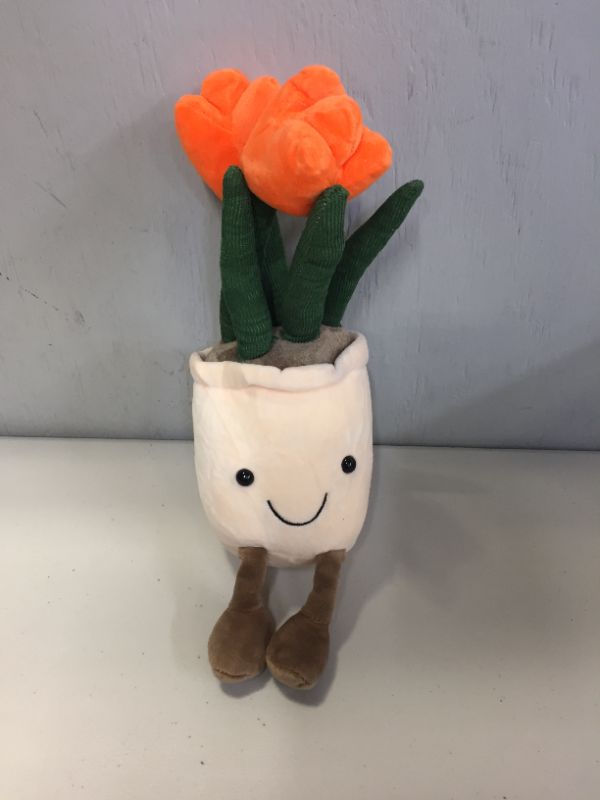 Photo 2 of CHELEI2019 13.8" Plant Stuffed Animal,Tulip Plush Toy Flower Pot Stuffed Plush Pillow Doll
