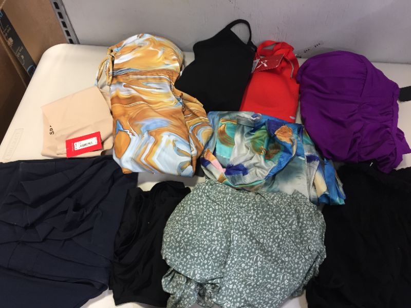 Photo 1 of box lot women's clothing misc sizes as is
