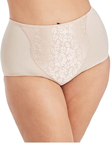 Photo 1 of Bali Women’s Shapewear Double Support Light Control Brief with Lace Fajas 2-Pack DFX372-SIZE LARGE