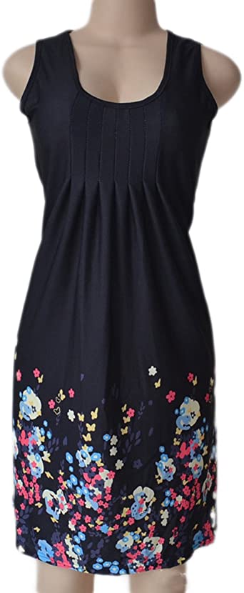 Photo 1 of AELSON Womens Summer Casual Sleeveless Mini Printed Vest Dresses--SIZE MED