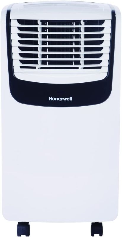 Photo 1 of Honeywell MO08CESWK6 9,100 BTU (ASHRAE)/6,100 BTU (SACC) Portable Air Conditioner with Remote Control, White/Black
